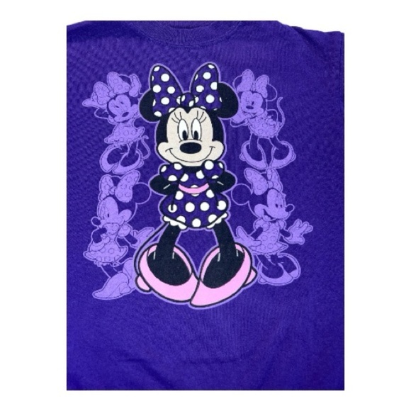 Disney Purple Minnie Mouse Short Sleeve Tee - Picture 4 of 5